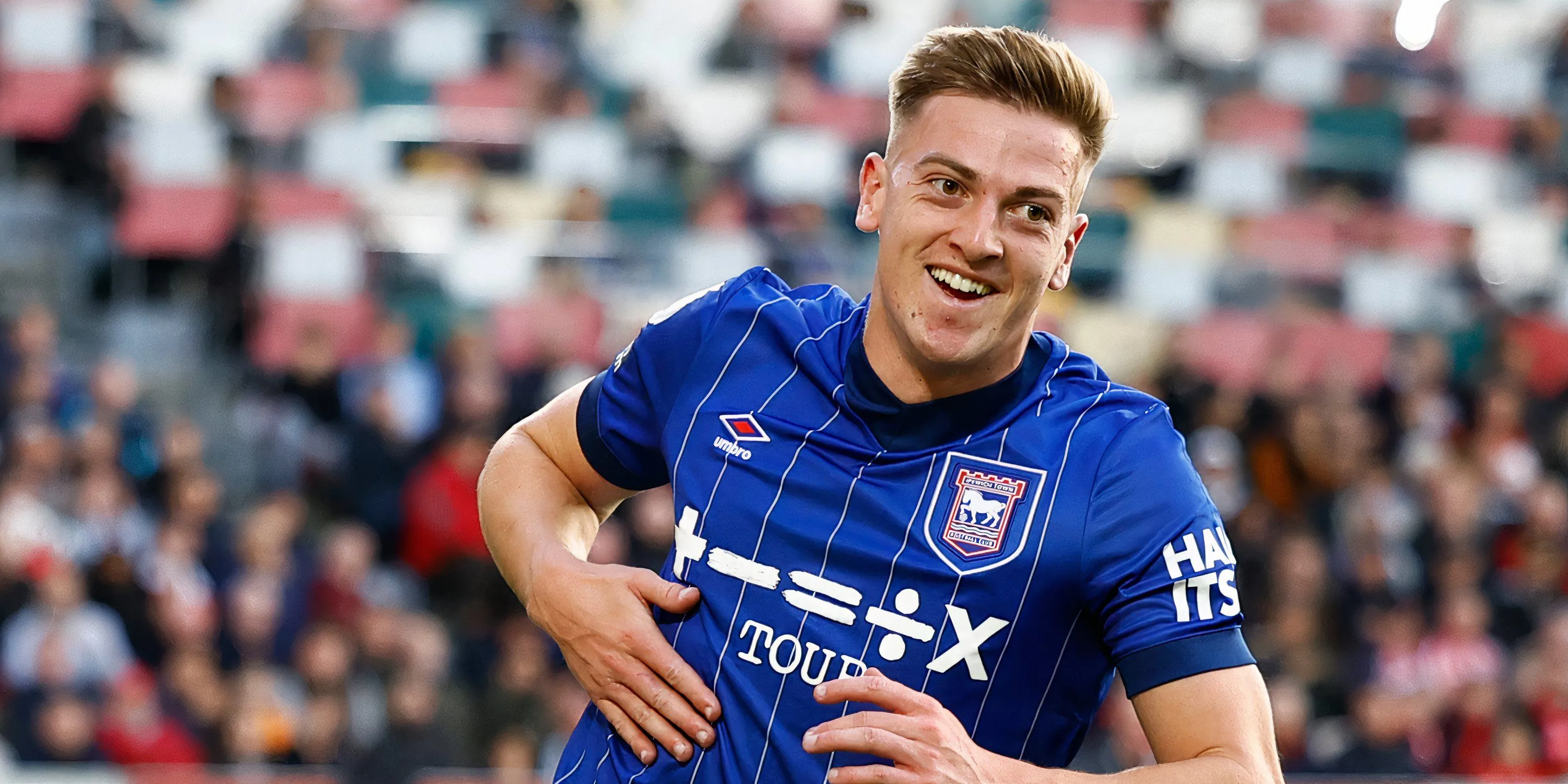 Liam Delap tiền đạo trẻ của Ipswich cũng nằm trong tầm ngắm của Man Utd