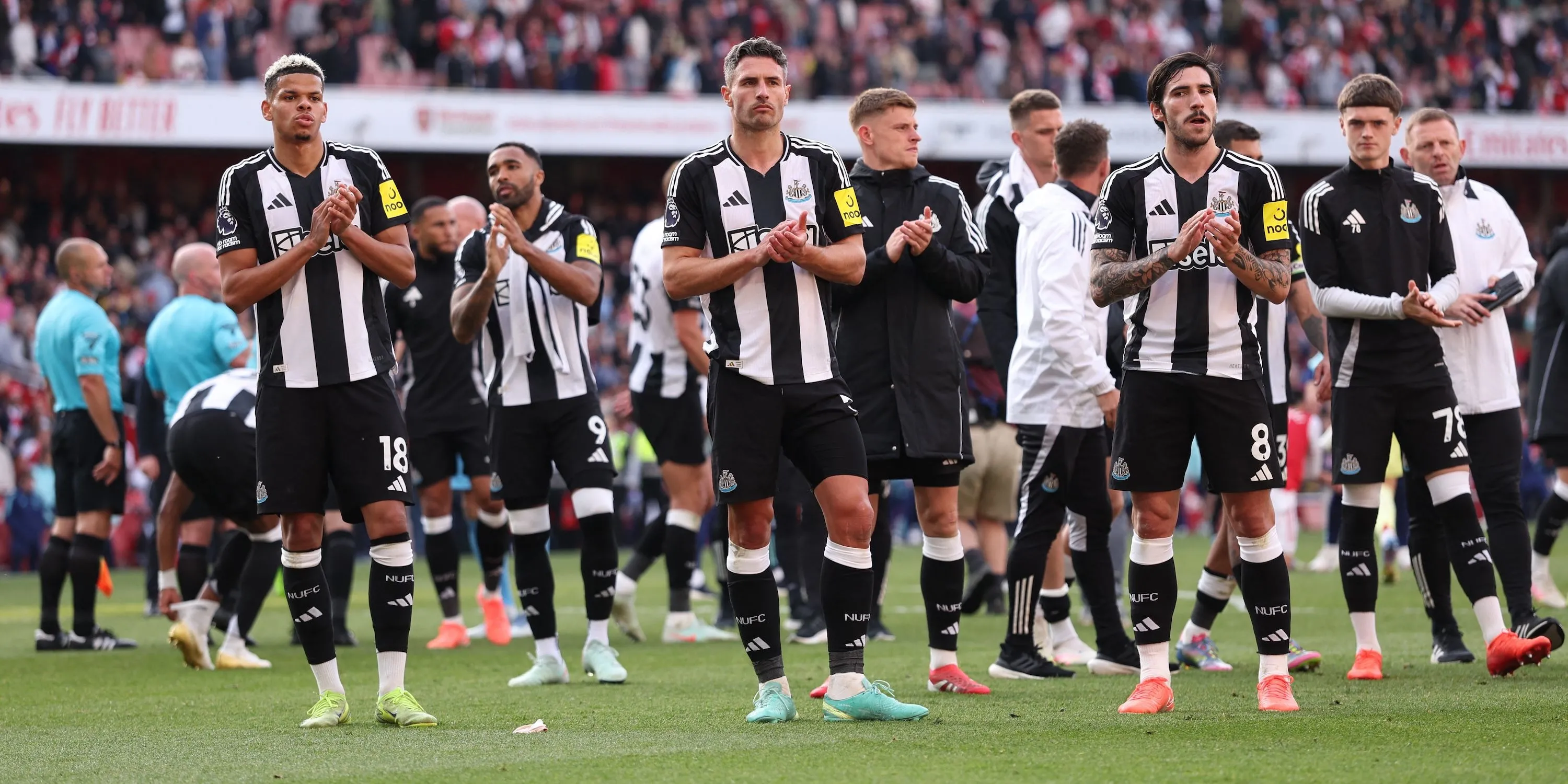 Bộ đôi Sandro Tonali và Fabian Schar của Newcastle United