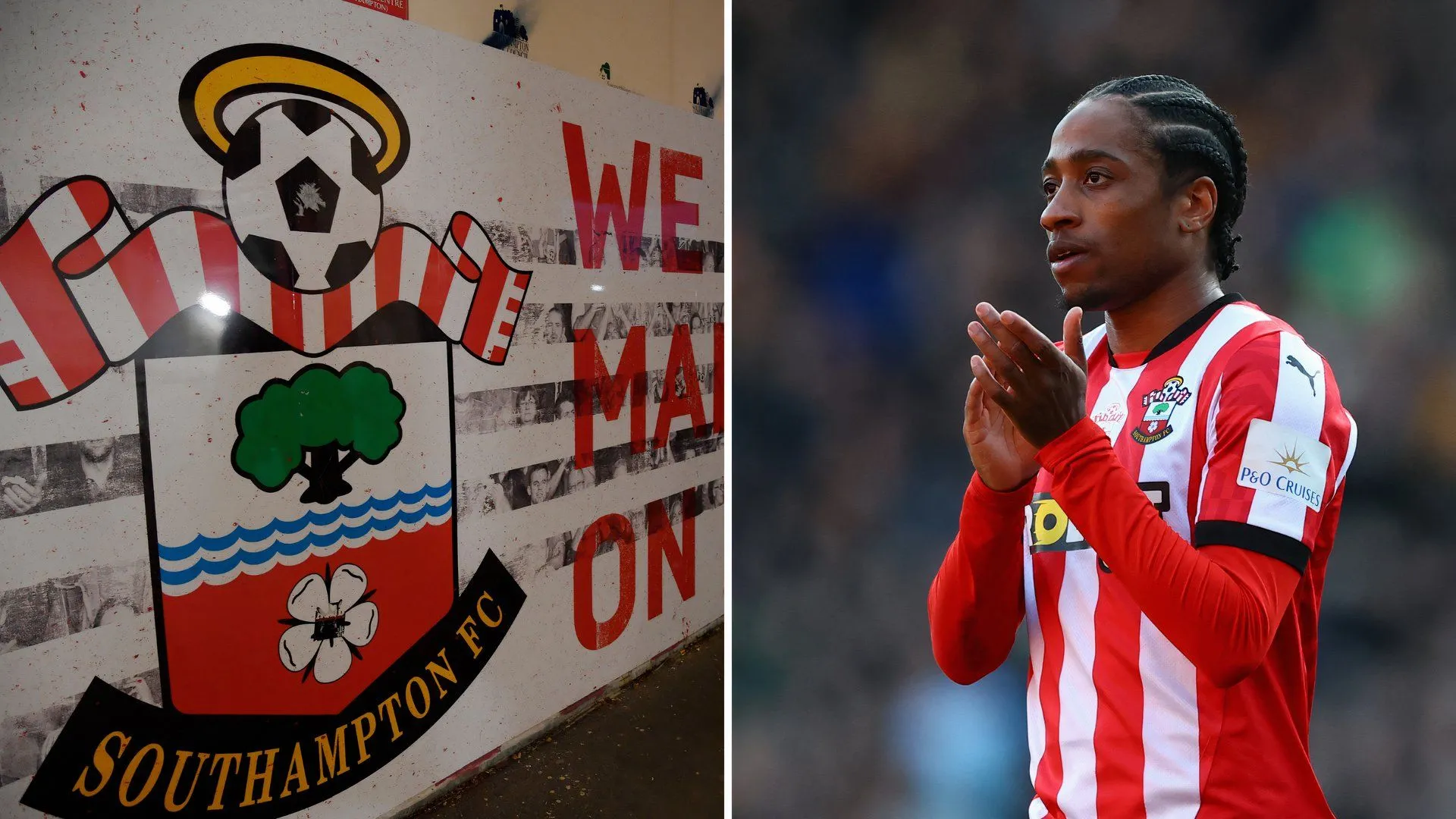Hậu vệ Kyle Walker-Peters trong màu áo CLB Southampton