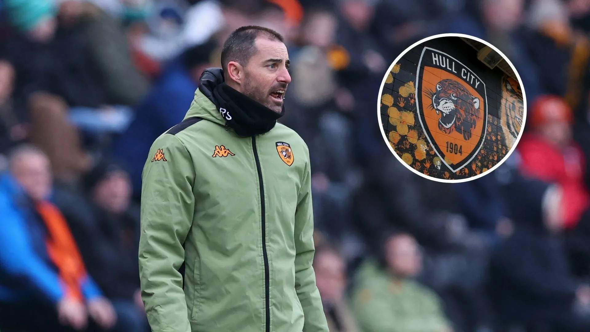 HLV Ruben Selles trên băng ghế chỉ đạo của Hull City