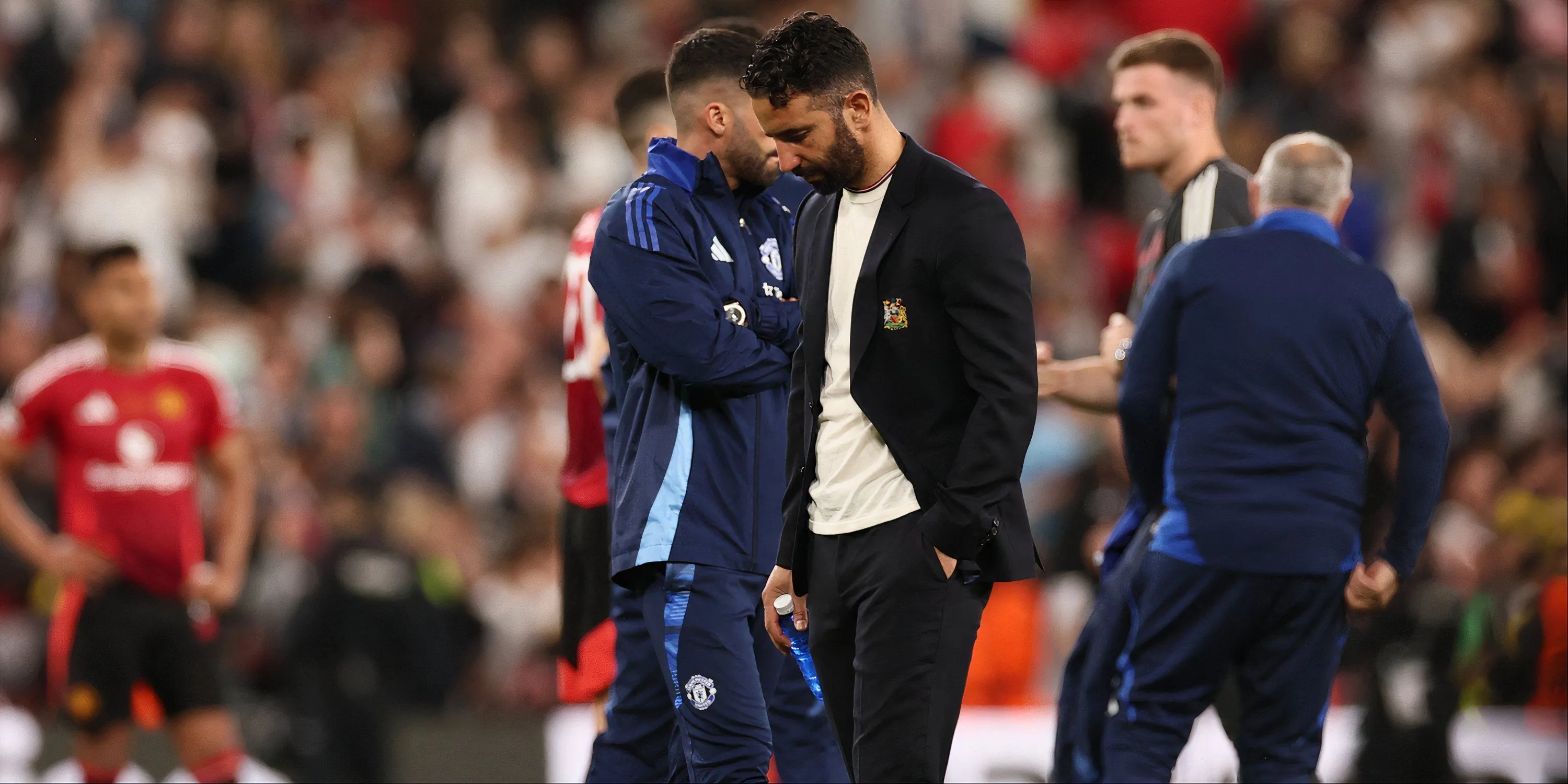 Huấn luyện viên Ruben Amorim của Man Utd tại Europa League