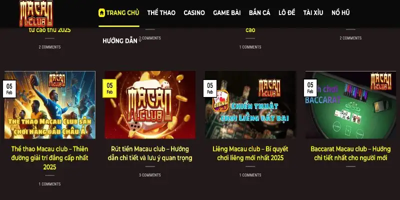 Khuyến mãi Macau Club - Ưu đãi khủng dành cho mọi thành viên 14 Khuyến mãi Macau Club – Ưu đãi khủng dành cho mọi thành viên