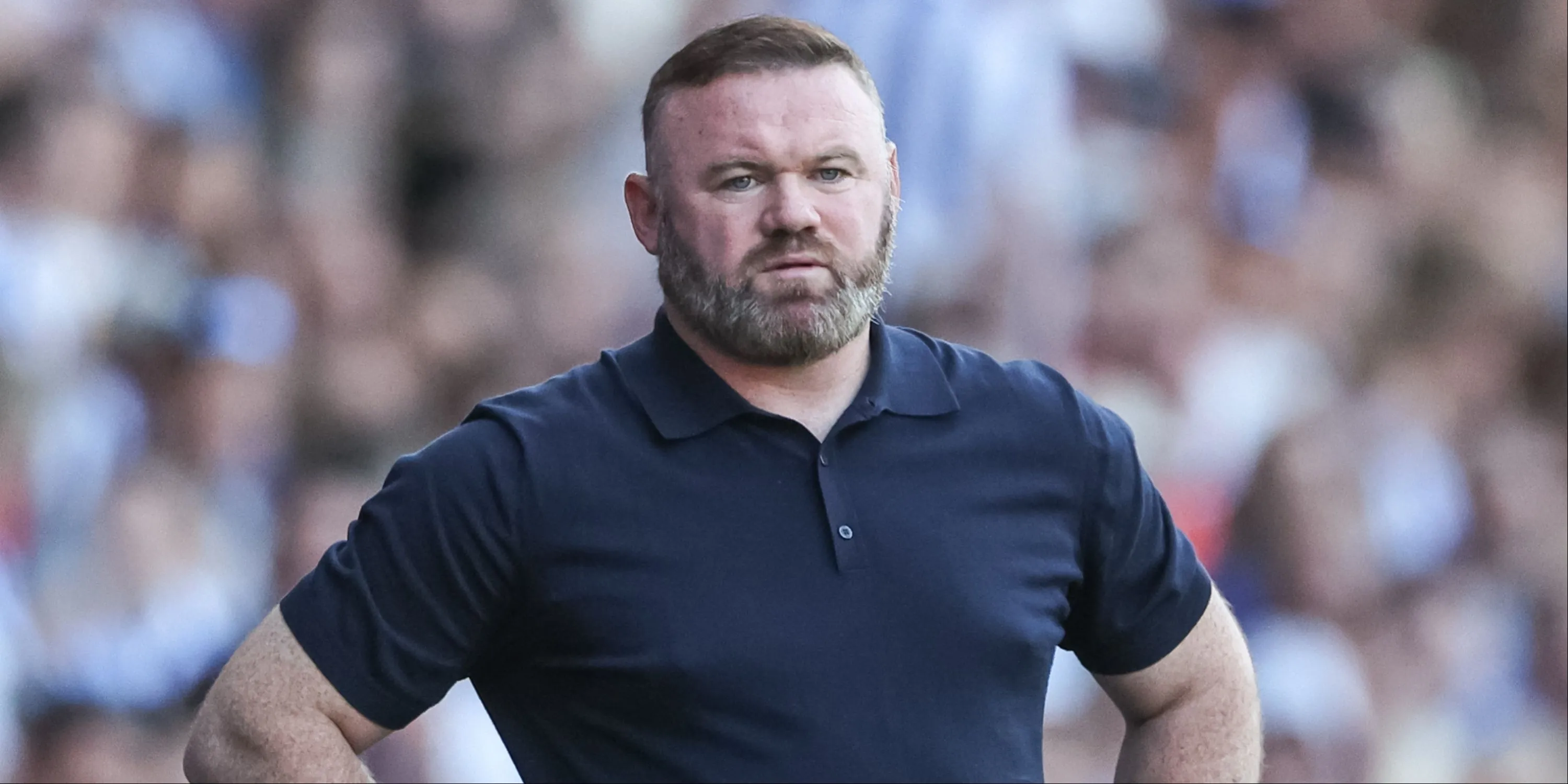 Wayne Rooney khi còn làm HLV