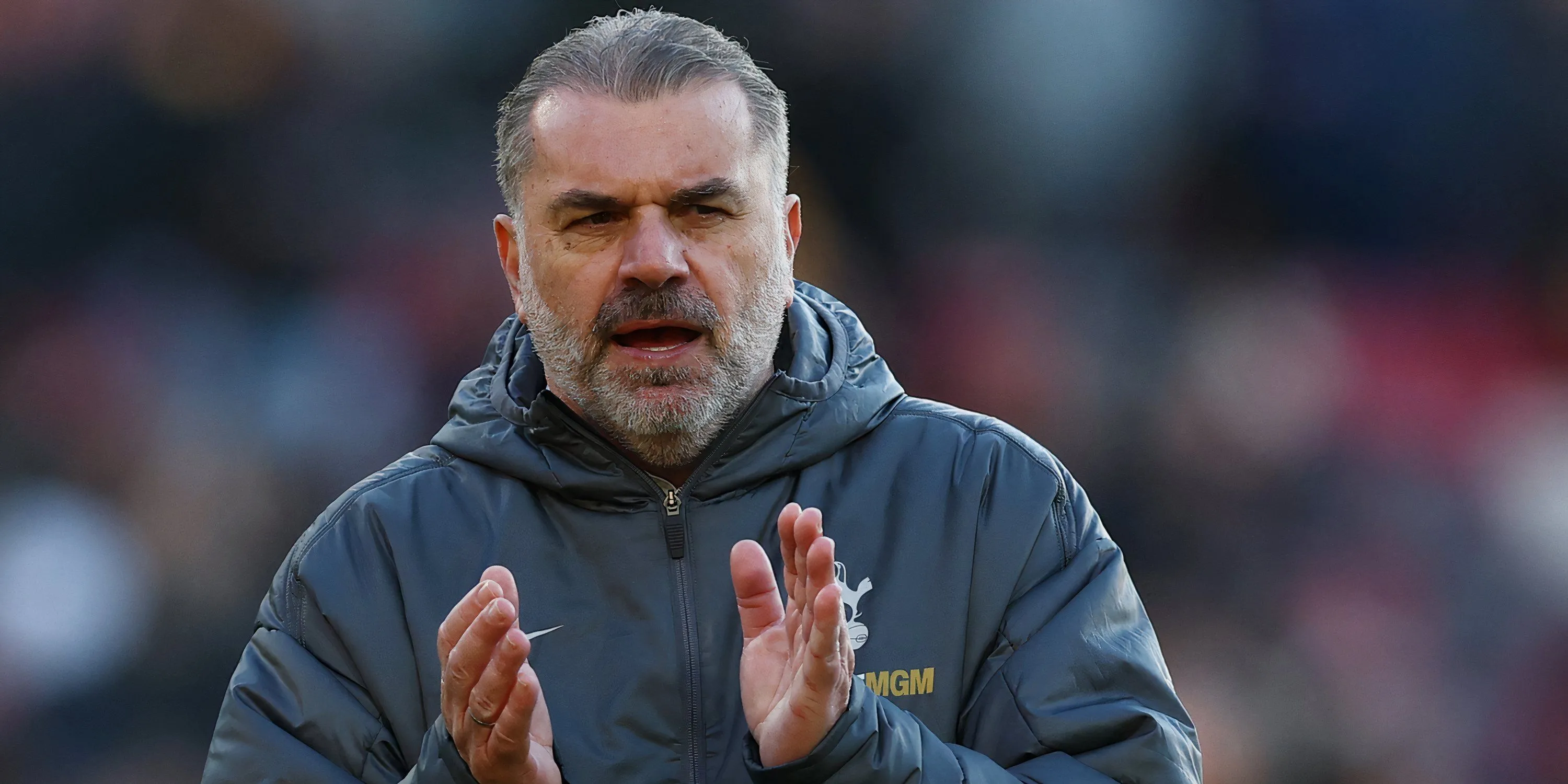 Huấn luyện viên Ange Postecoglou của Tottenham trong trận đấu Europa League