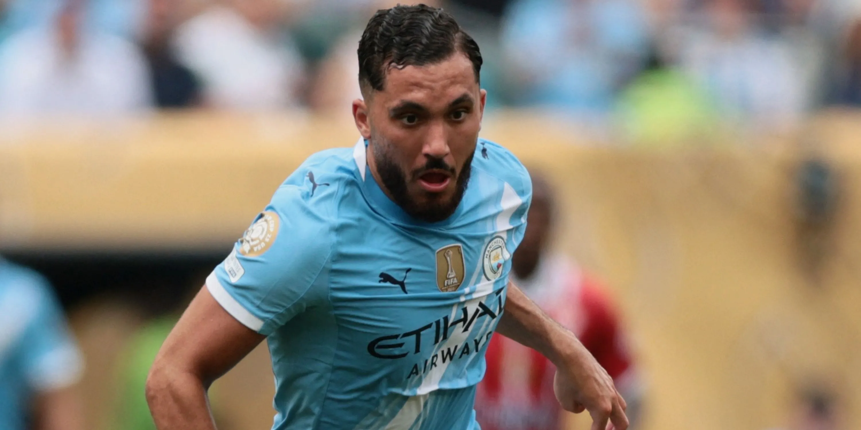 Rayan Cherki trong màu áo Man City thi đấu tại FIFA Club World Cup