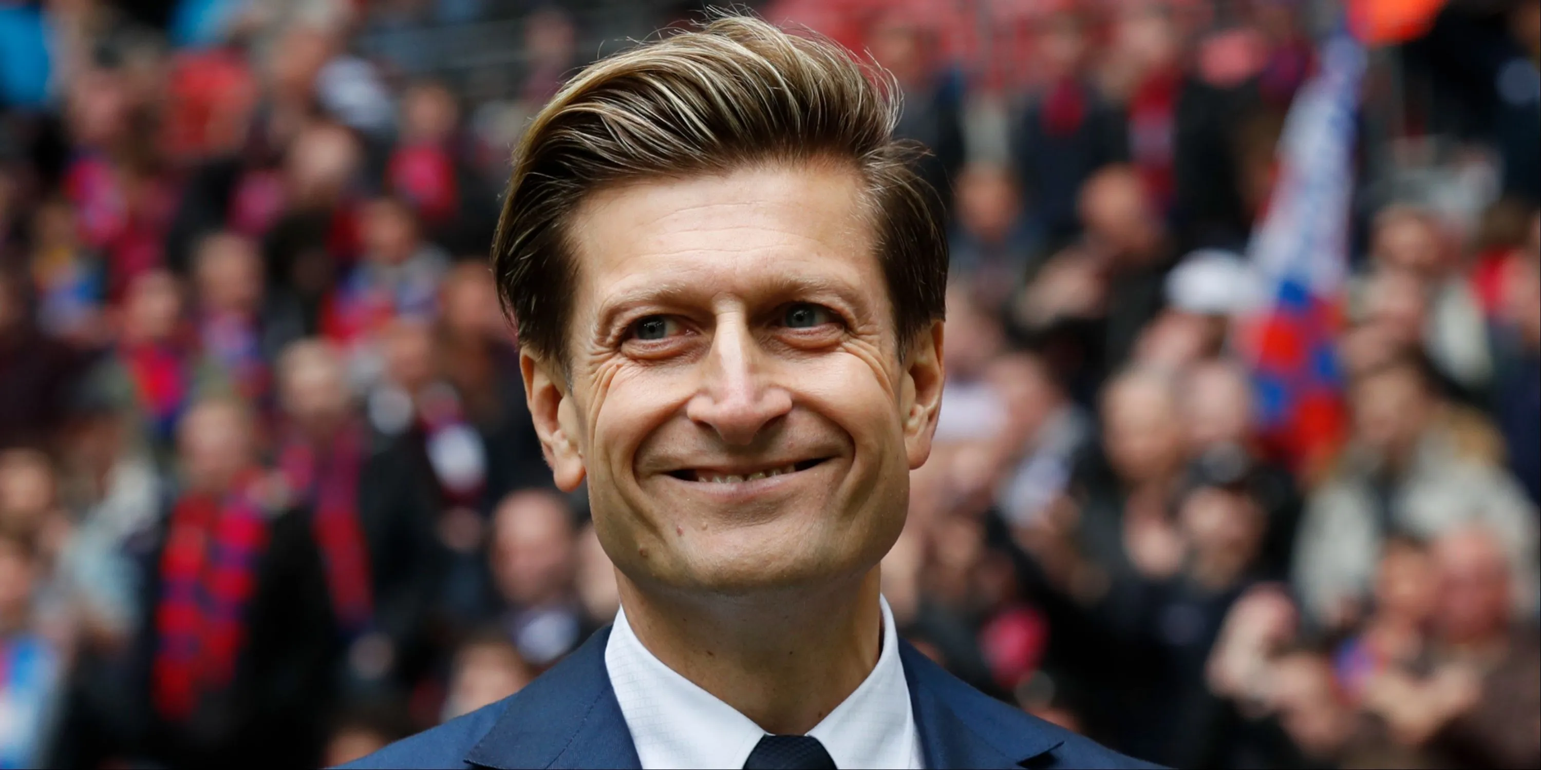 Steve Parish, chủ tịch Crystal Palace phát biểu