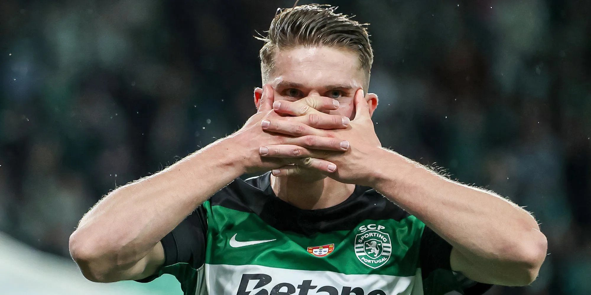 Tiền đạo Viktor Gyokeres, mục tiêu của Manchester United