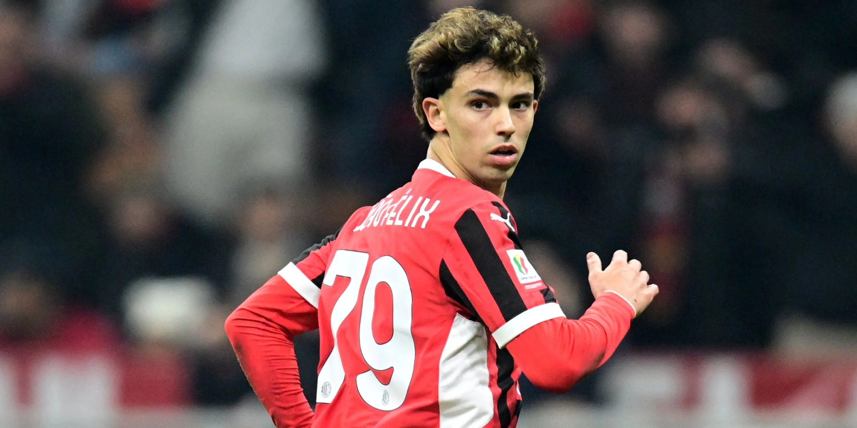 Joao Felix thi đấu cho AC Milan tại Serie A