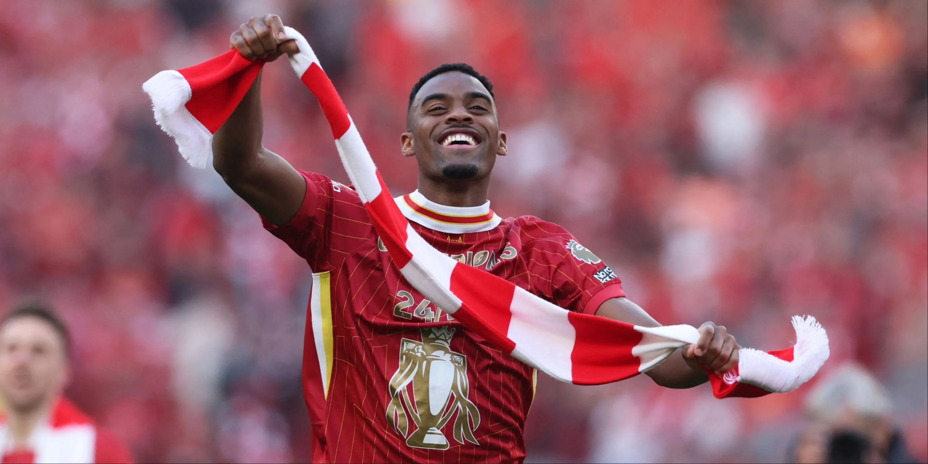 Tiền vệ Ryan Gravenberch trong một trận đấu cho Liverpool tại Ngoại hạng Anh